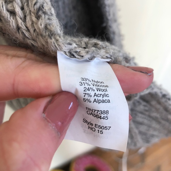 Madewell Panel-stitch open cardigan grey XS - Picture 5 of 8